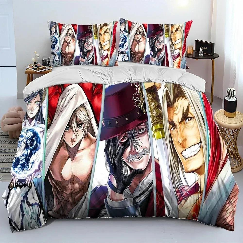 3D Anime,Record of Ragnarok,Cartoon Comforter Bedding Set,Duvet Cover Bed Set Quilt Cover Pillowcase,king Queen Size Bedding Set