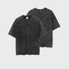 Vår Och Sommar Ny Trend Hip-hop Kortärmad Tvättad Och Distressed Amerikansk Street T-shirt Enfärgad Kortärmad Herr