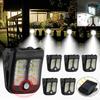 8 Stück Aufsteckbare Solarleuchten LED Outdoor Bewegungssensor Gartenleuchte Mit 4 Beleuchtungsmodi Wasserdicht Für Camping Zaun Garage Lampe