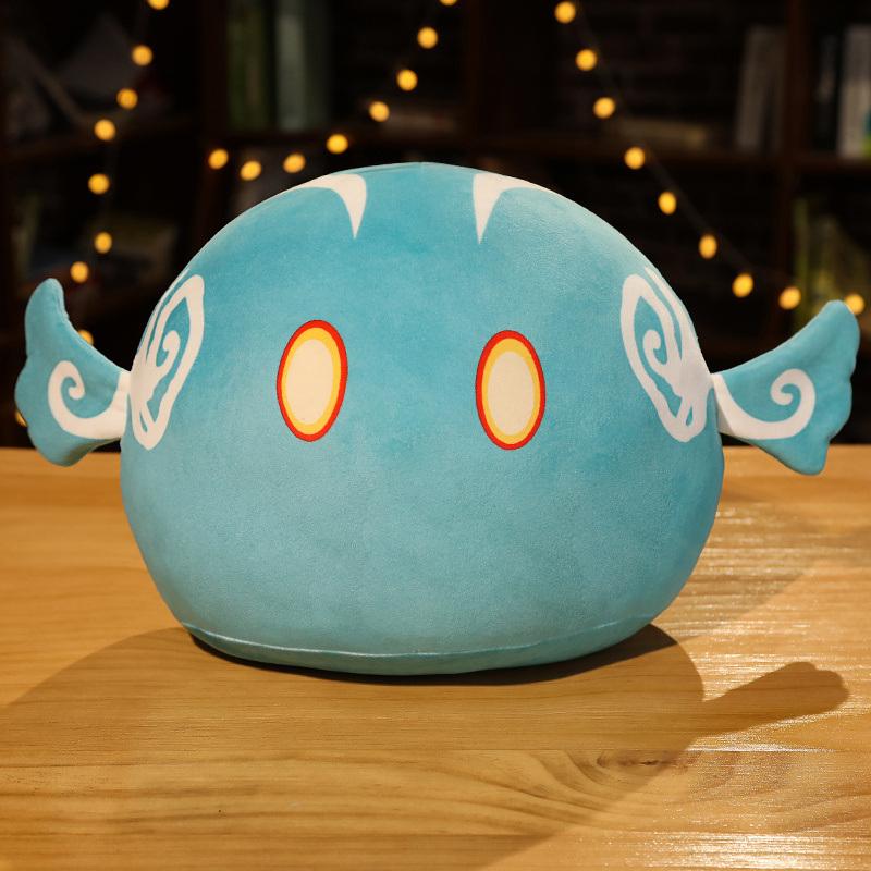 35-45cm Kawaii Hydro Plush Toys Genshin Impact Slime Game Stuffed Cartoon Electro Baby Sleeping Pillow Cute Gift Girl Room Decor