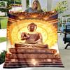 3D Sakyamuni Buddha Guanyin Bodhisattva Buddhism Faith Religion Blanket Soft Throw Blanket for Home Pray Bedroom Beds Sofa Cover