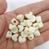 100Pcs 9*11mm Stereoscopic Heart Bracelet Necklace Pendant Jewelry Making DIY For Loose Beads Candy Color