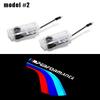 2Pcs LED Car Door Projector Welcome Ghost Shadow Light Bulbs Accessories For BMW F20 F30 G20 F31 F34 F10 G30 F11 X3 F25 X4 I3 M3 ckhp80