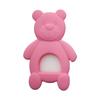Baby Silicone Teething Ring Baby Bite Joy Bite Bear Teething Stick Food-grade Chewing Rubber Teething Ring Toys
