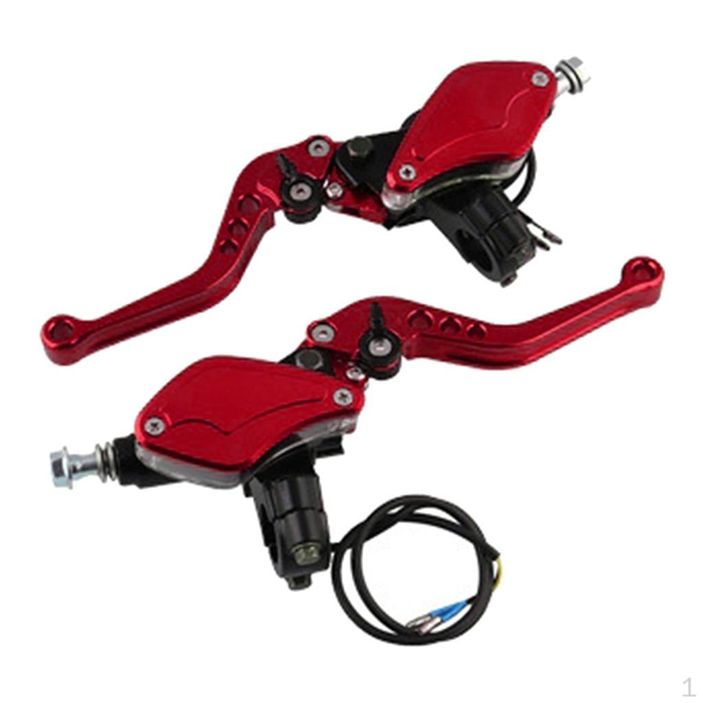 Motorradlenker Duale Hydraulische Bremszylinderpumpe 22mm 7/8" 50cc-300cc