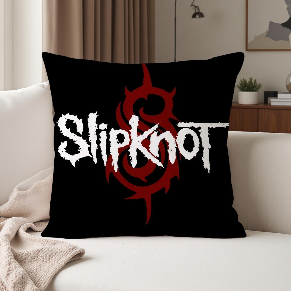 S-Slipknot Heavy Mental Music Pillow Case Suitable For Bedrooms Living Rooms Cars Home Decoration