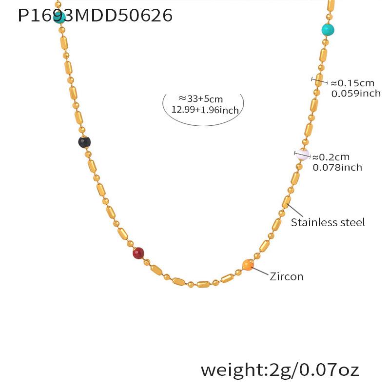 Premium Stainless Steel Long Necklace Trendy Pig Nose Style Y Shape Drop Pendant Waterproof Necklace for Women Girls Jewelry