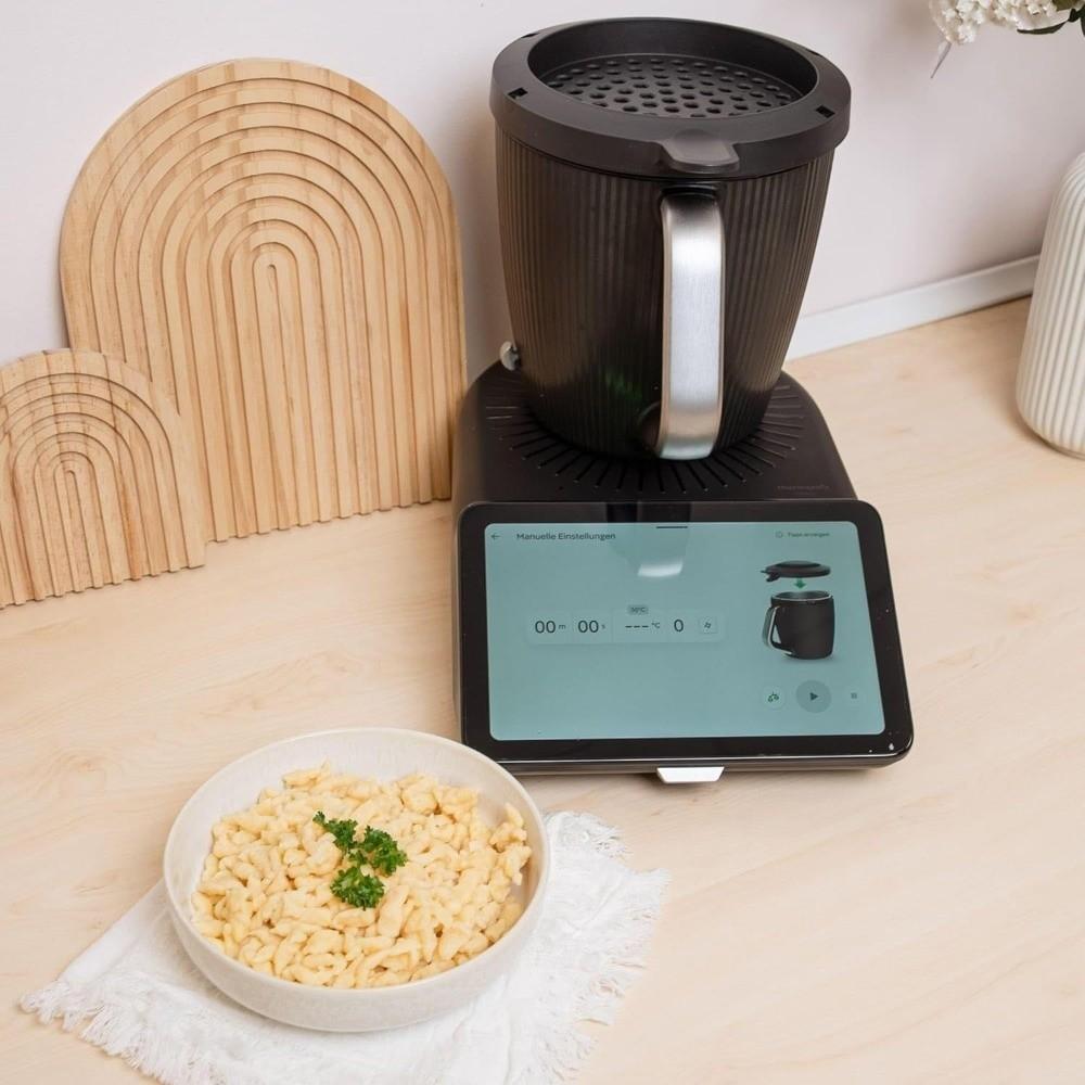 Reusable Pasta Sieve Dishwasher Safe Easy Use Dough Sieve Fine Mesh Kitchen Blender Bowl Cover for Thermomix TM7