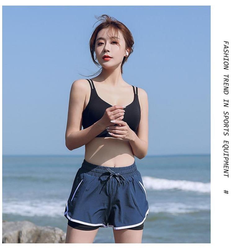 Plus Size Yoga Shorts Women's Loose Summer Fitness Quick-drying Sweatpants Anti-glare High-waisted Outside Wear Bodybuilding Trousers