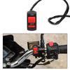 Interruptor universal para guidão de motocicleta, botão liga/desliga para moto motor atv bicicleta dc12v/10a
