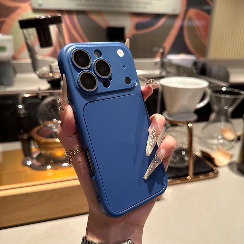 Capa de Silicone Macio para iPhone 17 Air 16 15 14 Plus 13 12 11 Pro Max À Prova de Choque Fosca Proteção da Lente Mudança Instantânea para Capa 17