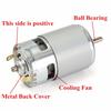 Yousheng DC 12V-36V 3500-9000RPM 775 Large Torque Motor Ball Bearing Electric Machine