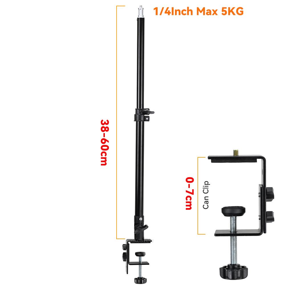 Live Broadcast Photographic Lighting Tripod Aluminum Foldable Portable Light Stand Photography Camera Flash Mount Brackets
