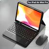 Tablet-toetsenbordhoes voor IPad 10.2 7/8/9e cover voor IPad Pro 11 10.5 Air 4/5 voor IPad-hoes met Bluetooth-toetsenbord lederen beschermhoes