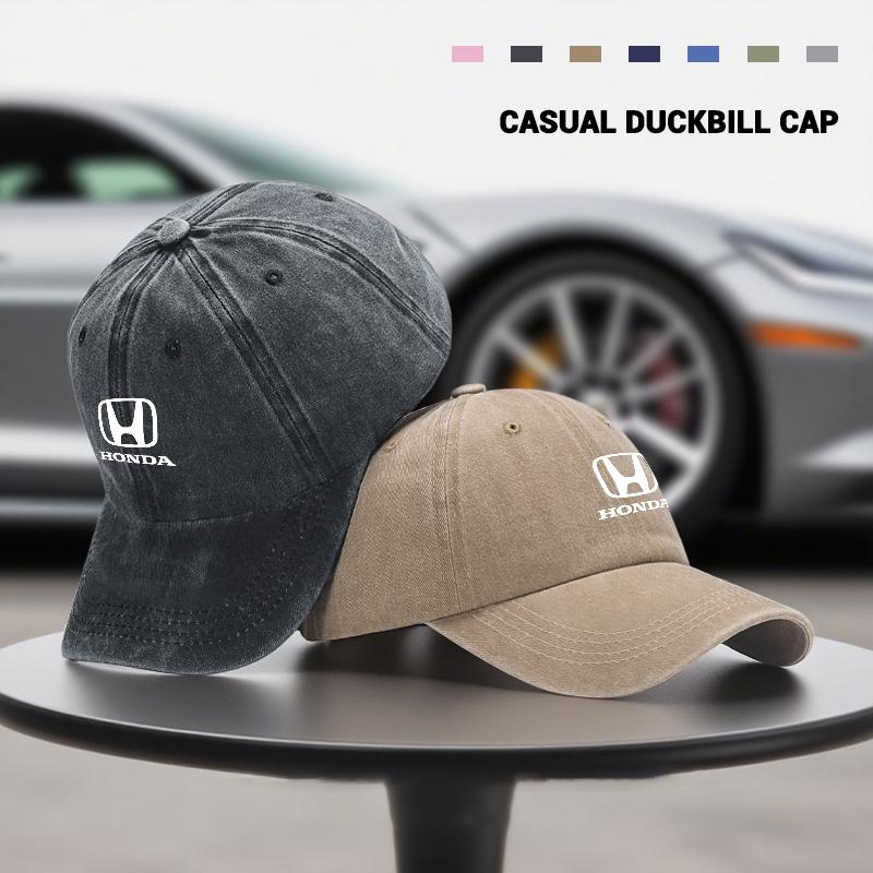 Car Vintage Embroidery Casual Hat Hip Hop Adjustable Baseball Cap For Honda Mugen Power Civic Accords CRV Hrv Jazz CBR VTEC VFR CN8