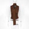 Solid Tank Summer New Women Sexy Sleeveless V-Neck Lady Top Fashion Bandage Streetwear Casual Slim Tank Elegant Knitted Clothing