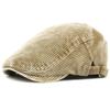 HT4911 Mens Berets Women Corduroy Artist Painter Beret Hat Male Female Adjustable Ivy Flat Cap Autumn Winter Octagonal Beret Cap