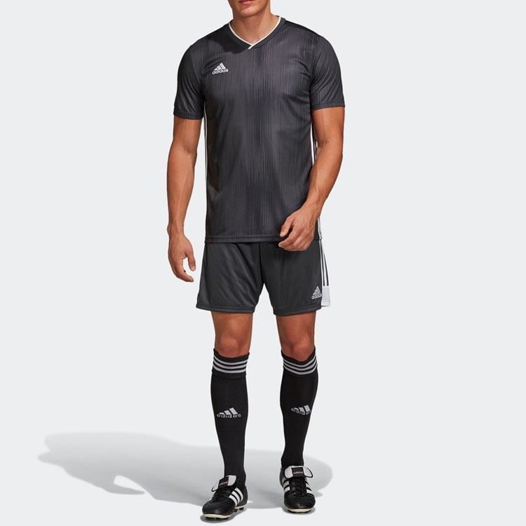 adidas Soccer Jerseys Men's Black Moderate Straight Fit DP3534