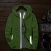 Reflective Summer Windbreaker: Unisex Plus Size Sunscreen Jacket with Logo Print