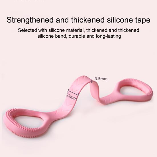 Figure 8 Fitness Resistance Band with Handle Anti-slip Men Women Chest Expander Elastic Strap Arm Back Shoulder Stretch Yoga Tension