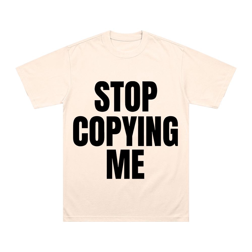 STOP COPYING ME Letter T-shirts Falling in Reverse Same Style Graphic Printed T Shirts Women Men Cotton Comfort Tee