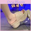 Stylish Summer Platform Slippers For Women With Non-slip Comfortable Pu Design In Multiple Colors