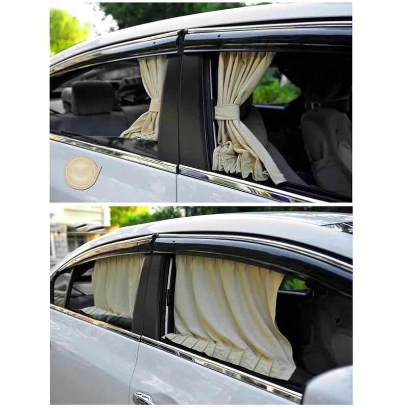 Universal Sunshade Car Curtain Car Side Window Sunshade Curtains Auto Windows Curtain Sun Visor Blinds Cover Car-Styling