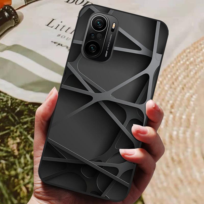 For POCO F3 NFC Case Silicone Soft Fashion Cover For Xiaomi Poco F3 Pro Case luxury Fundas Cases for POCOF3 Coque Protective