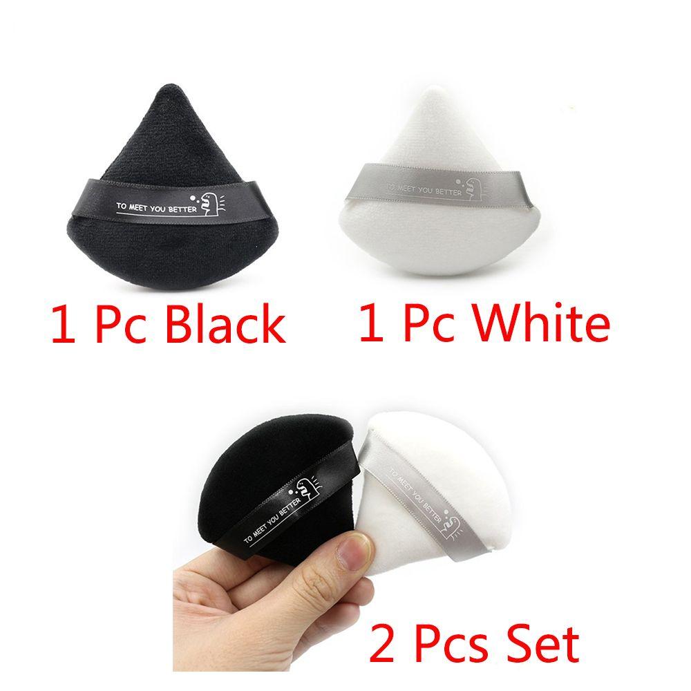 Soft Cotton Mini Face Makeup Sponge Makeup Puffs Triangle Velvet Powder Puff Face Powder Puff