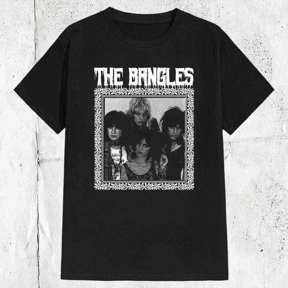 Nieuw The Bangles Vrouwelijke Popband Metal Stijl T-shirt Unisex T-shirt