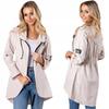 Light Summer Women's Spring Parka Windbreaker Jacket Coat 3 Colors Xs