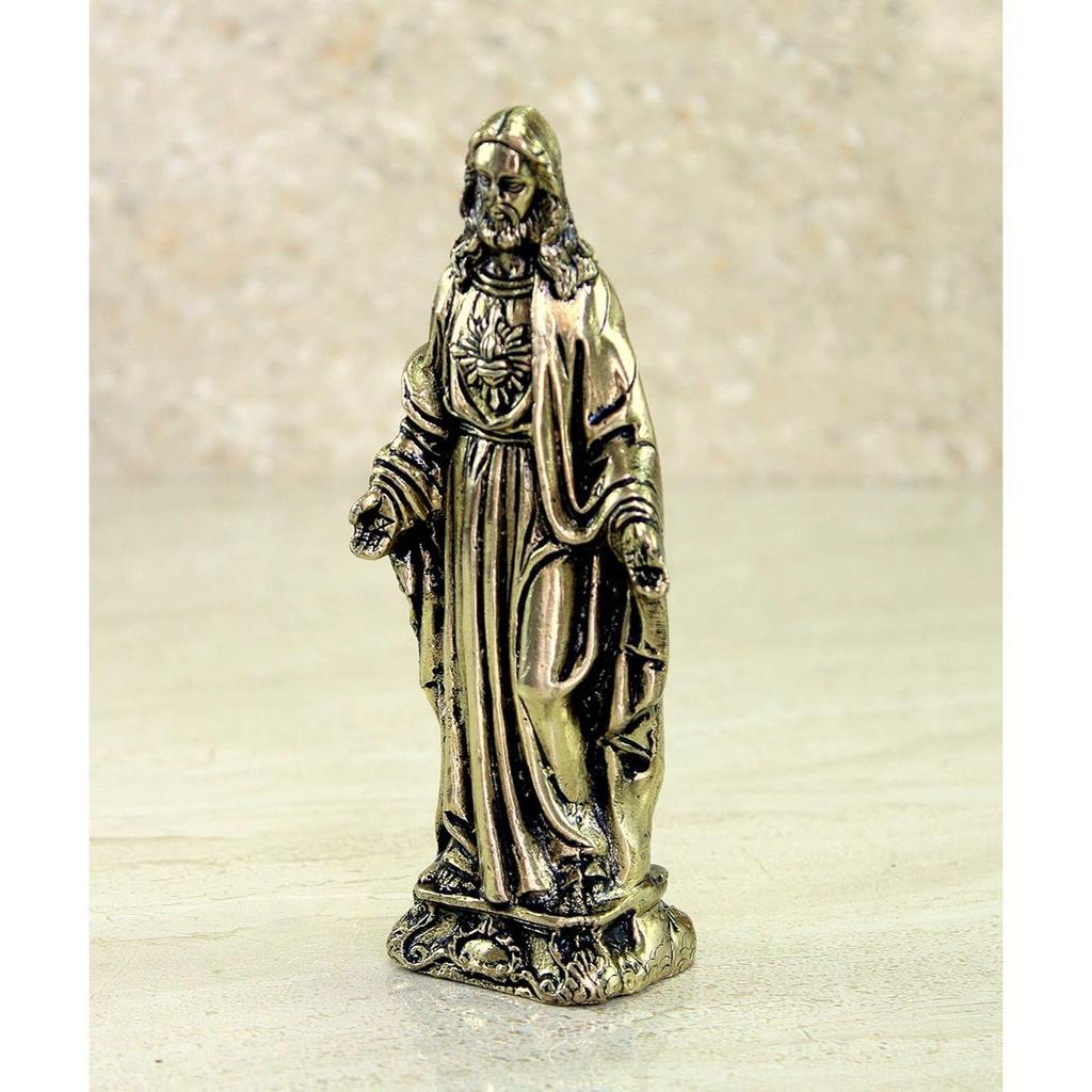 Mässing Helig Jesus Kristus Staty Spirituella Idoler | Religiösa Statyer | Helig Staty av Kristna
