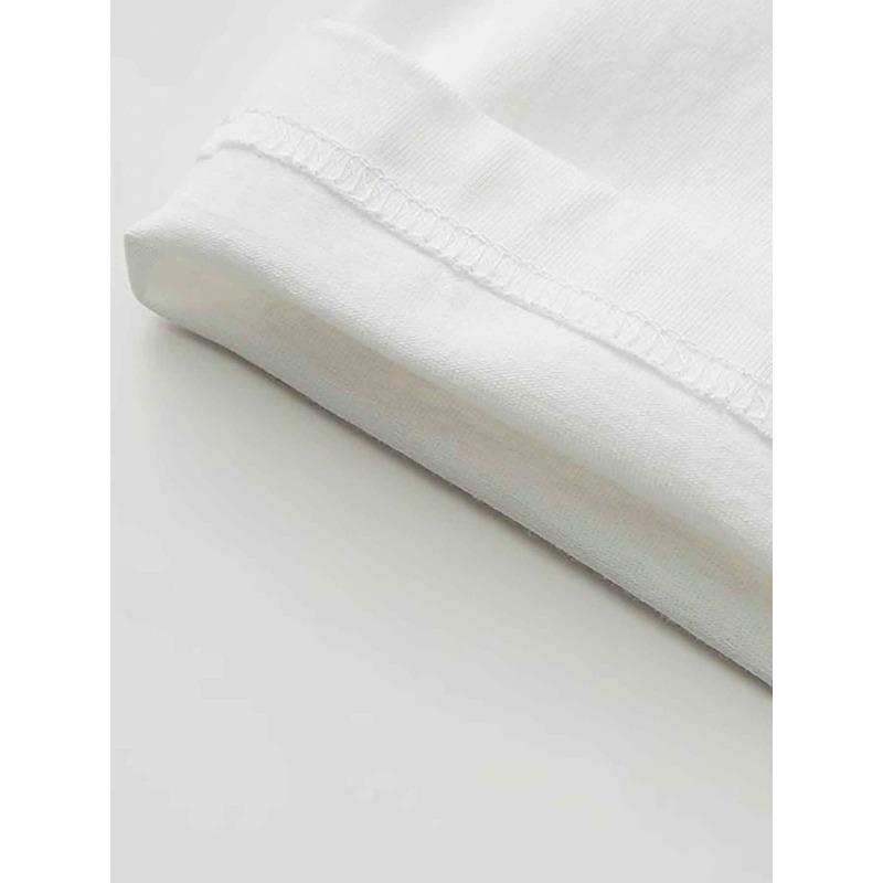 Europeisk storlek T-shirt med hjärtprint, Kortärmad rundhalsad casual topp för sommar & vår, Damkläder