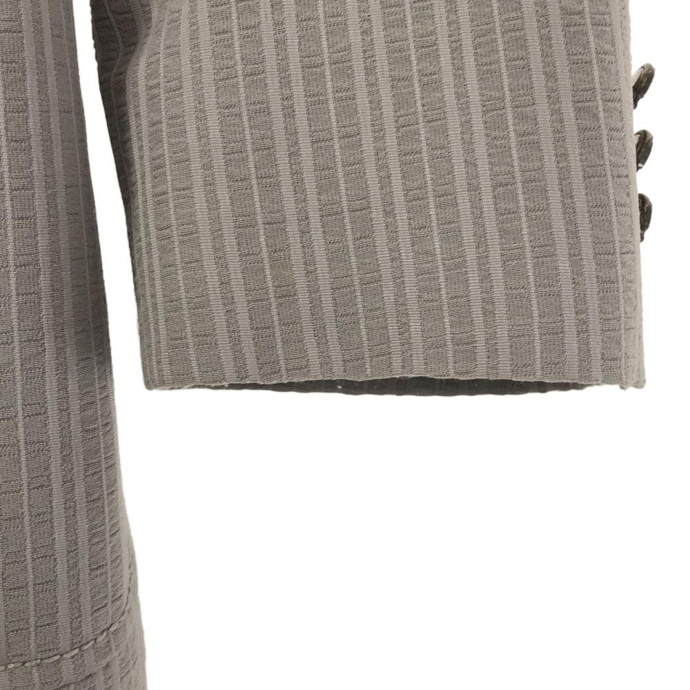 Lanvin Stripe Tailored Jacket R46-44 Gray Old Men's Used
