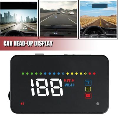 Digital Car HUD Head-up Display OBD2 GPS Speedometer Overspeed Alarm Projection
