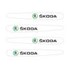 CGV1 For Skoda Octavia Fabia Superb Karoq Car Door Handle Sticker Racing Sport Protection Decals Door Bowl Film Accessories