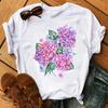 Liebliches Herz Fahrrad Schwarzes T-Shirt Mädchen Harajuku Koreanischer Stil T-Shirt Tops Kawaii Damen T-Shirt Liebe Frauen T-Shirts