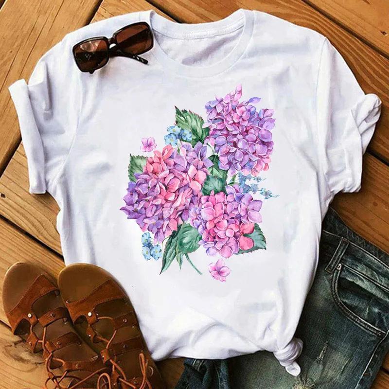 Liebliches Herz Fahrrad Schwarzes T-Shirt Mädchen Harajuku Koreanischer Stil T-Shirt Tops Kawaii Damen T-Shirt Liebe Frauen T-Shirts