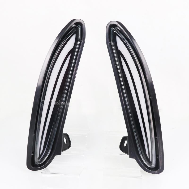 1 Pair For Toyota Harrier Venza    Car DRL Lamp LED Daytime Running Light Dynamic Yellow Turn Signal Relay
