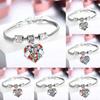Familienmitglieder Eingelegtes Buntes Strass-Liebesherz Armband Ideal für die Familie**