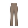 Women's Color Stripe V-neck Long Sleeved Top And Pants Two-piece Set