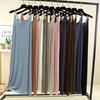 Letní sexy šaty na tenká ramínka z modalu Bez rukávů Jednobarevné Ležérní tílkové šaty Dlouhé měkké noční šaty Základní slip dress