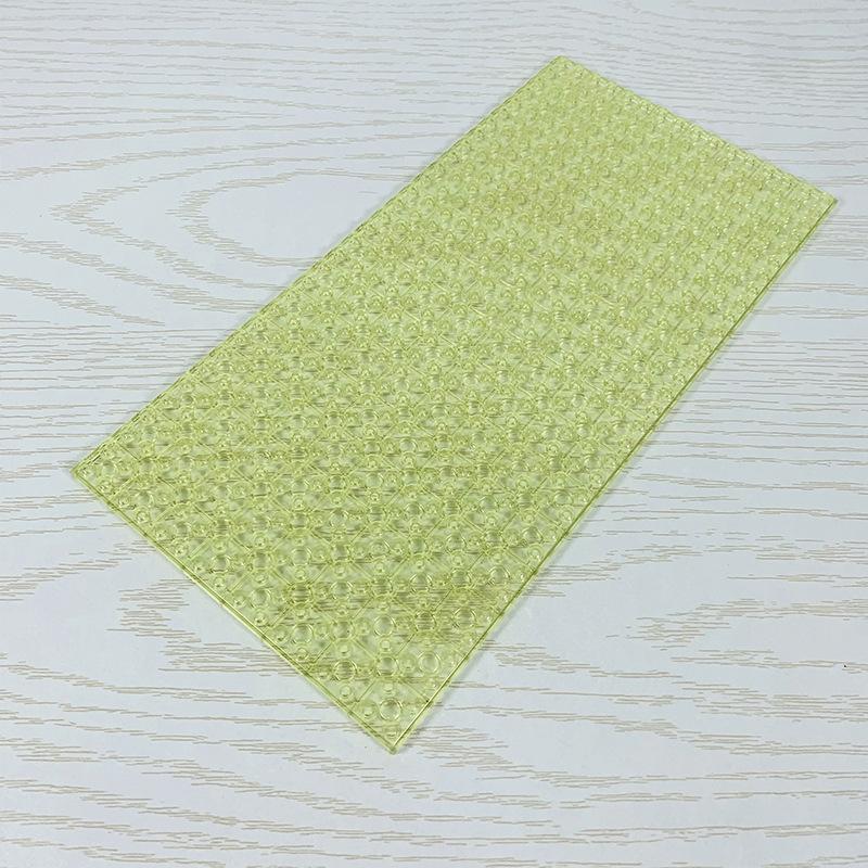 16x32 Double Sided Baseplate Base Plate Transparent Ideal for Figures Building Blocks Playthings Ideal for Children City Plates Plastic Blocks