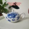 Jingdezhen-blue and White Porcelain Teapot, Chinese Kungfu Tea Set, Household Ceramic Pot for Puer, Service Kettle, Cute Teaware