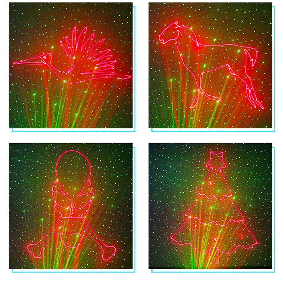 Animated Laser Light RGB Laser Beam Line Scanner Projector Lamp Led Stage Lighting Effect Dance Party Lights DMX512 Lighting