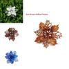 Luxurious Glitter Artificial Flowers Perfect For Christmas And New Year Parties