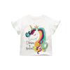 Unicorn İşlemeli Alt Giyim Bebek Kısa Kollu Tişört
