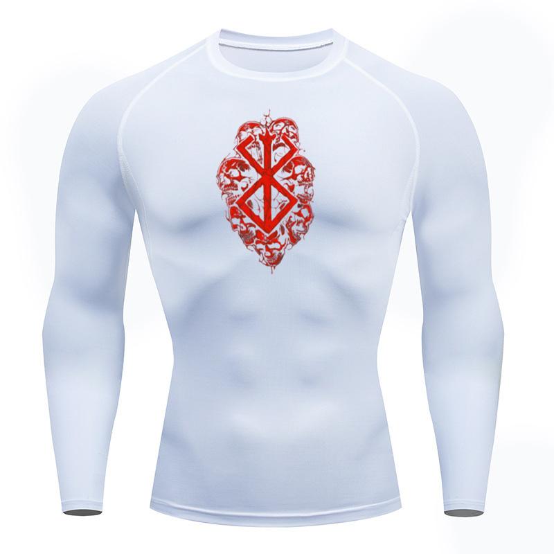 Anime Herrkompressionsskjorta Fitness Sport Löpning Tight Gym T-shirts Atletisk Träning Snabbtorkande Toppar T-shirt Sommartopp y2k