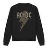 AC/DC Unisex Adult Leopard Print Bolt Sweatshirt