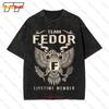 Team Fedor Lifetime Member Vintage Oversized TShirt YKHG